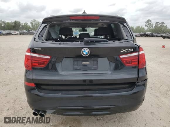 2016 BMW X3 sDrive28i with VIN 5UXWZ7C53G0T43507, listed as a Copart auction lot 55060905 with Not provided miles and Salvage title. Bid and sale history available at DreamBid. Image 6.