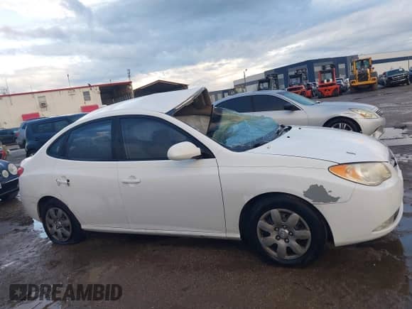 2007 Hyundai Elantra GLS with VIN KMHDU46D77U161144, listed as a IAAI auction lot 41651934 with Not provided miles and . Bid and sale history available at DreamBid. Image 12.