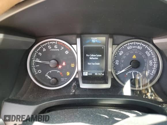 2021 Toyota Tacoma Limited with VIN 3TYGZ5AN8MT038529, listed as a Copart auction lot 58527975 with 46,147 mi miles and Salvage title. Bid and sale history available at DreamBid. Image 9.