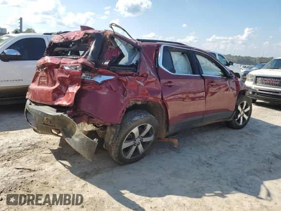 2020 Chevrolet Traverse LT с VIN 1GNERHKW3LJ244596, выставлен на аукционе Copart как лот 70365075 с пробегом Не указан миль и Списание • Salvage title. История ставок и продаж доступна на DreamBid. Изображение 3.