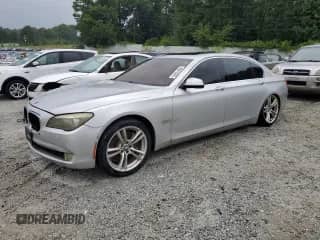 2009 BMW 7 Series 750Li with VIN WBAKB83599CY57211, listed as a Copart auction lot 65018365 with 110,693 mi miles and Clean title. Bid and sale history available at DreamBid. Image 1.