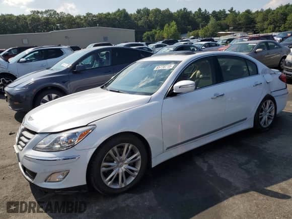 2013 Hyundai Genesis 3.8L с VIN KMHGC4DD5DU257630, выставлен на аукционе Copart как лот 65770715 с пробегом 104 935 миль миль и Списание • Salvage title. История ставок и продаж доступна на DreamBid. Изображение 1.