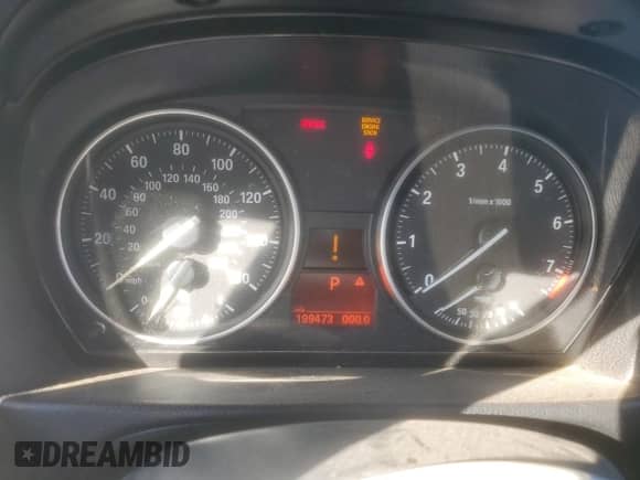 2011 BMW 3 Series 328i с VIN WBAPH5C58BA444877, выставлен на аукционе Copart как лот 80329875 с пробегом 199 473 миль миль и Списание • Salvage title. История ставок и продаж доступна на DreamBid. Изображение 9.