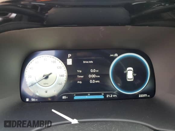 2023 Hyundai Palisade Limited с VIN KM8R5DGE6PU528321, выставлен на аукционе Copart как лот 67070574 с пробегом 22 377 миль миль и Списание • Salvage title. История ставок и продаж доступна на DreamBid. Изображение 9.