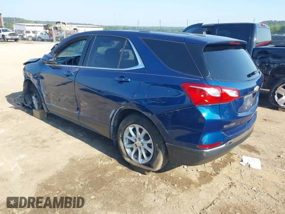 2019 Chevrolet Equinox LT z VIN 2GNAXJEV4K6265371, wystawiony jako IAAI lot #42971381 z przebiegiem 46 115 mil mil oraz . Historia ofert i sprzedaży dostępna na DreamBid. Obrazek 3.