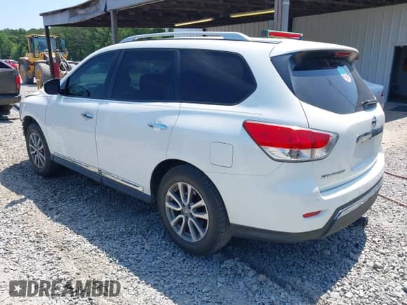 2014 Nissan Pathfinder S z VIN 5N1AR2MN2EC629658, wystawiony jako IAAI lot #42343130 z przebiegiem 189 802 mil mil oraz . Historia ofert i sprzedaży dostępna na DreamBid. Obrazek 3.