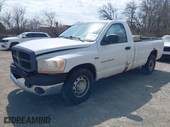 2006 Dodge 2500 SLT with VIN 3D7KR26D96G267779, listed as a IAAI auction lot 41913962 with 384,465 mi miles and . Bid and sale history available at DreamBid. Image 20.