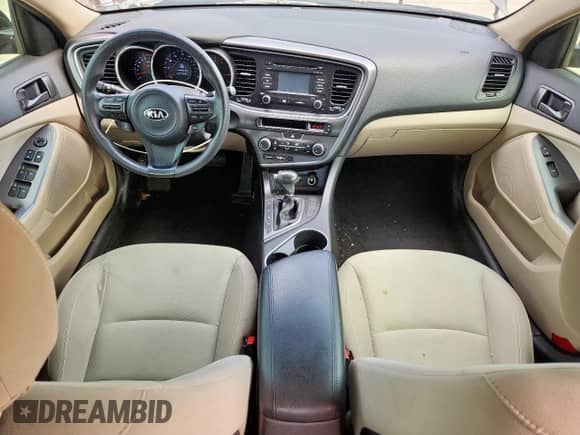 2014 Kia Optima LX с VIN 5XXGM4A71EG263738, выставлен на аукционе Copart как лот 69872045 с пробегом 61 645 миль миль и Списание • Salvage title. История ставок и продаж доступна на DreamBid. Изображение 8.