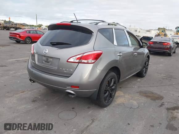 2012 Nissan Murano SL with VIN JN8AZ1MW9CW207958, listed as a IAAI auction lot 43552950 with 98,211 mi miles and . Bid and sale history available at DreamBid. Image 4.