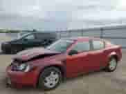 2008 Dodge Avenger SE with VIN 1B3LC46K48N106648, listed as a Copart auction lot 80700235 with 121,762 mi miles and Salvage title. Bid and sale history available at DreamBid. Image 1.