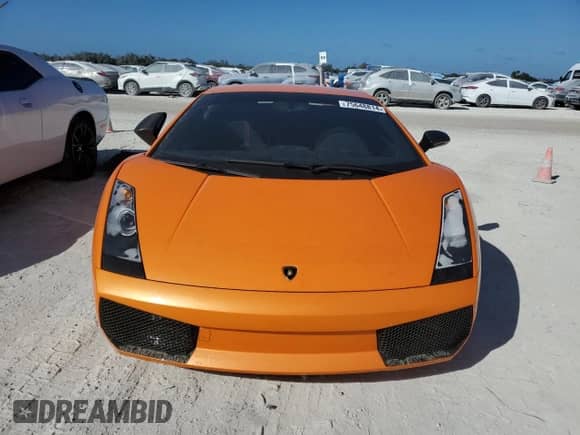 2008 Lamborghini Gallardo with VIN ZHWGU43T78LA07001, listed as a Copart auction lot 75648814 with Not provided miles and Salvage title. Bid and sale history available at DreamBid. Image 5.