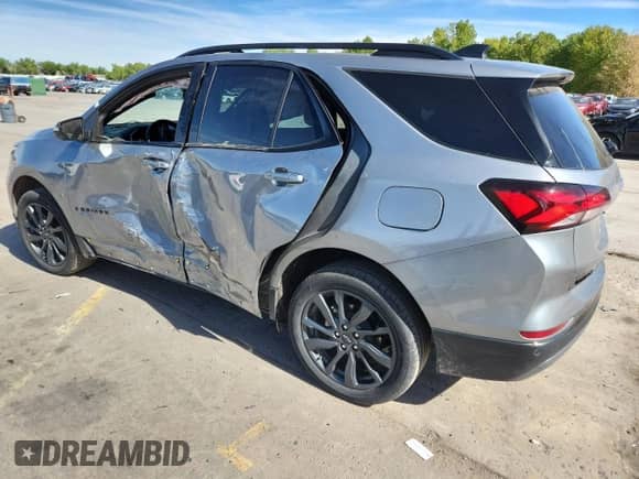 2023 Chevrolet Equinox RS с VIN 3GNAXWEG4PL152716, выставлен на аукционе Copart как лот 81552755 с пробегом 30 807 миль миль и Списание • Salvage title. История ставок и продаж доступна на DreamBid. Изображение 2.