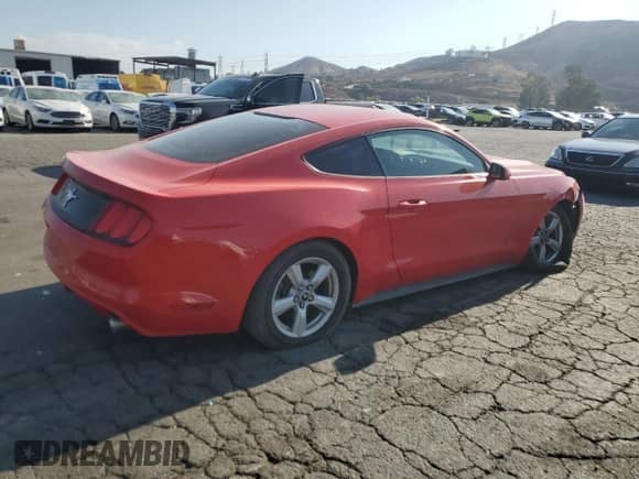 2015 Ford Mustang V6 with VIN 1FA6P8AM2F5414016, listed as a Copart auction lot 83889035 with 113,673 mi miles and Salvage title. Bid and sale history available at DreamBid. Image 3.