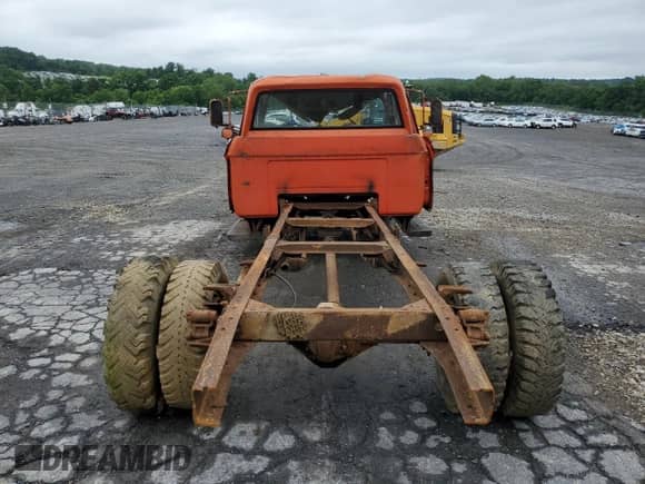 1968 Dodge RAM with VIN 1381787835, listed as a Copart auction lot 60907255 with 50,569 mi miles and Salvage title. Bid and sale history available at DreamBid. Image 6.