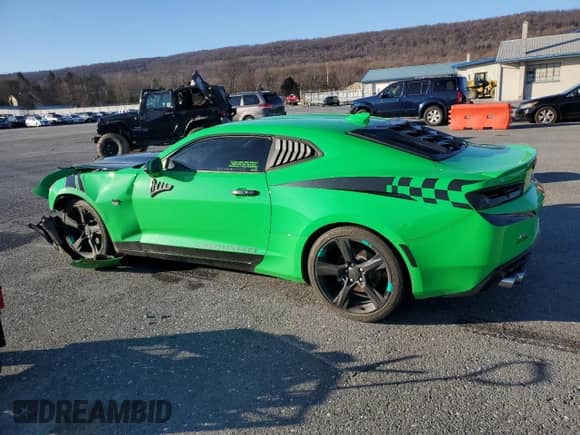 2017 Chevrolet Camaro 1LS with VIN 1G1FA1RS9H0205435, listed as a Copart auction lot 84471444 with 34,876 mi miles and Salvage title. Bid and sale history available at DreamBid. Image 2.