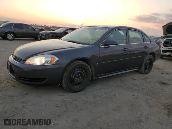 2009 Chevrolet Impala LS with VIN 2G1WB57KX91235542, listed as a Copart auction lot 82480205 with 162,315 mi miles and Salvage title. Bid and sale history available at DreamBid. Image 1.