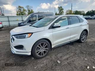 2019 Ford Edge Titanium with VIN 2FMPK3K96KBB85254, listed as a Copart auction lot 81971525 with 74,860 mi miles and Clean title. Bid and sale history available at DreamBid. Image 1.