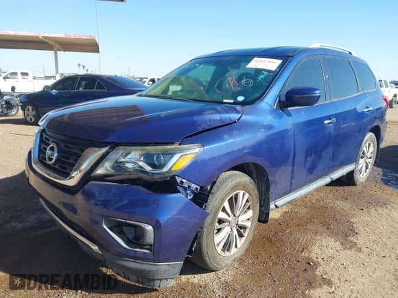 2020 Nissan Pathfinder S z VIN 5N1DR2AN6LC576848, wystawiony jako IAAI lot #43343806 z przebiegiem 84 890 mil mil oraz . Historia ofert i sprzedaży dostępna na DreamBid. Obrazek 2.