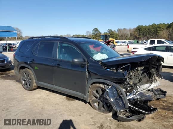 2023 Honda Pilot Sport с VIN 5FNYG1H30PB013958, выставлен на аукционе Copart как лот 41387475 с пробегом 56 402 миль миль и Списание • Salvage title. История ставок и продаж доступна на DreamBid. Изображение 4.