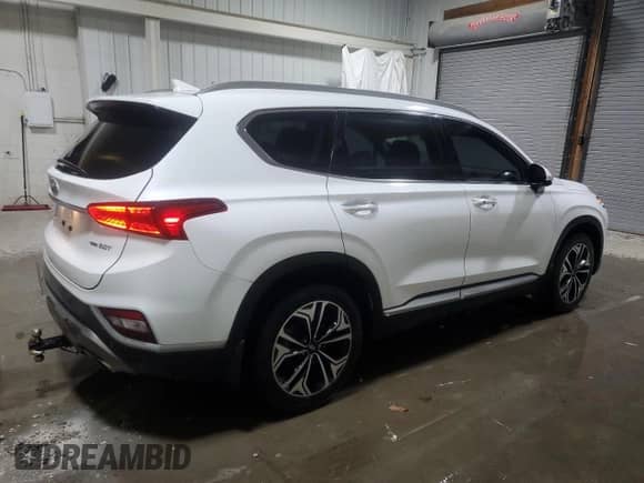 2019 Hyundai Santa Fe Limited with VIN 5NMS5CAA6KH134419, listed as a Copart auction lot 85585935 with 132,018 mi miles and Clean title. Bid and sale history available at DreamBid. Image 3.