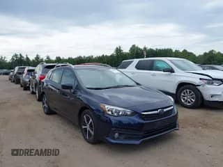 2021 Subaru Impreza Premium with VIN 4S3GTAV6XM3713470, listed as a IAAI auction lot 42991256 with 62,733 mi miles and . Bid and sale history available at DreamBid. Image 1.
