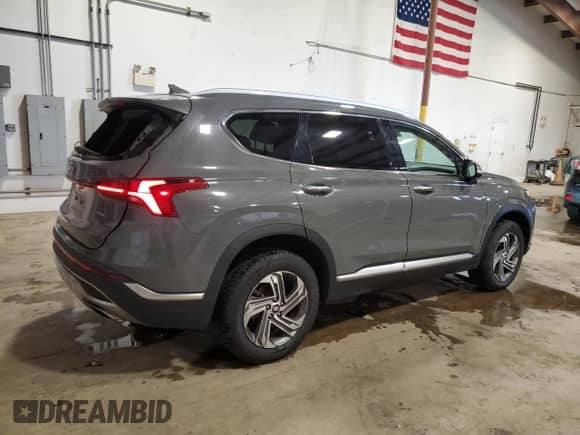 2021 Hyundai Santa Fe SEL with VIN 5NMS6DAJ2MH368756, listed as a Copart auction lot 69675735 with 55,777 mi miles and Salvage title. Bid and sale history available at DreamBid. Image 3.