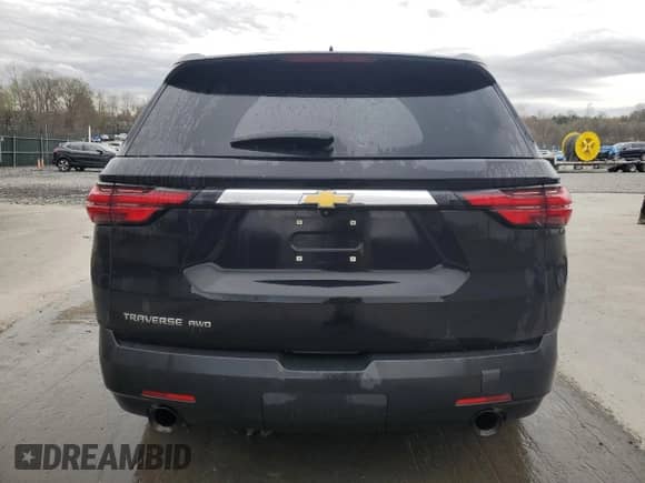2022 Chevrolet Traverse LS z VIN 1GNEVFKW6NJ158153, wystawiony jako Copart lot #53569275 z przebiegiem 157 462 mil mil oraz Szkoda całkowita • Salvage title. Historia ofert i sprzedaży dostępna na DreamBid. Obrazek 6.