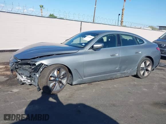 2023 BMW i4 eDrive40 with VIN WBY73AW03PFP69875, listed as a IAAI auction lot 43344822 with 9,264 mi miles and . Bid and sale history available at DreamBid. Image 15.