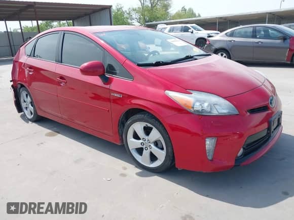2012 Toyota Prius One with VIN JTDKN3DU8C5499775, listed as a IAAI auction lot 42065022 with 104,499 mi miles and . Bid and sale history available at DreamBid. Image 1.