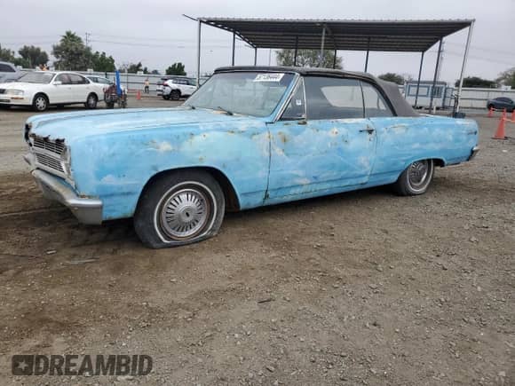 1965 Chevrolet Malibu с VIN 138675Z108050, выставлен на аукционе Copart как лот 57136444 с пробегом 90 827 миль миль и Чистый • Clean title. История ставок и продаж доступна на DreamBid. Изображение 1.
