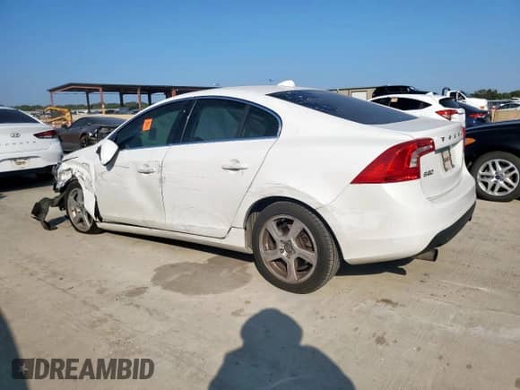 2012 Volvo S60 T5 with VIN YV1622FS6C2042121, listed as a Copart auction lot 80718635 with Not provided miles and Salvage title. Bid and sale history available at DreamBid. Image 2.