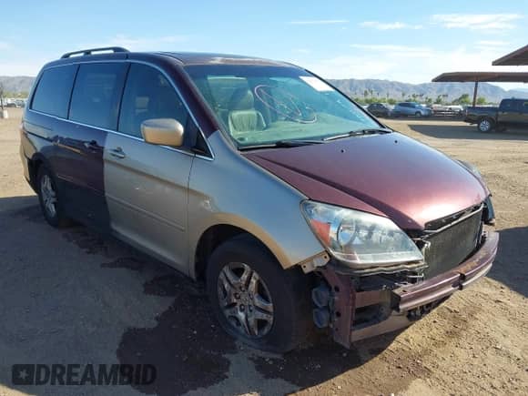 2007 Honda Odyssey EX-L с VIN 5FNRL38677B442679, выставлен на аукционе IAAI как лот 42879073 с пробегом 283 631 миль миль и . История ставок и продаж доступна на DreamBid. Изображение 1.