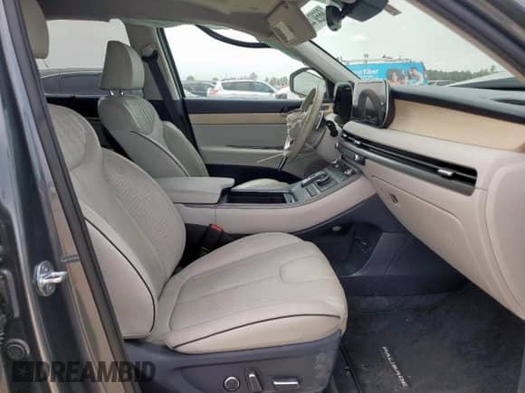 2023 Hyundai Palisade Limited with VIN KM8R54GE3PU586287, listed as a Copart auction lot 66697445 with 34,394 mi miles and Salvage title. Bid and sale history available at DreamBid. Image 7.