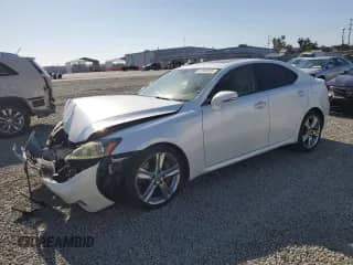 2011 Lexus IS 350 with VIN JTHBE5C27B5027673, listed as a Copart auction lot 57846975 with 187,893 mi miles and Clean title. Bid and sale history available at DreamBid. Image 1.