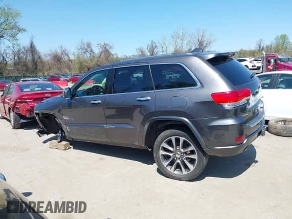 2017 Jeep Grand Cherokee Overland with VIN 1C4RJFCG0HC602990, listed as a IAAI auction lot 41998539 with 170,640 mi miles and . Bid and sale history available at DreamBid. Image 15.