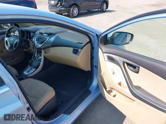 2012 Hyundai Elantra GLS with VIN KMHDH4AE6CU314403, listed as a IAAI auction lot 42829153 with 149,983 mi miles and . Bid and sale history available at DreamBid. Image 5.