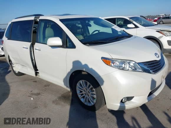 2016 Toyota Sienna XLE with VIN 5TDYK3DC6GS758189, listed as a IAAI auction lot 41598251 with 129,050 mi miles and . Bid and sale history available at DreamBid. Image 1.