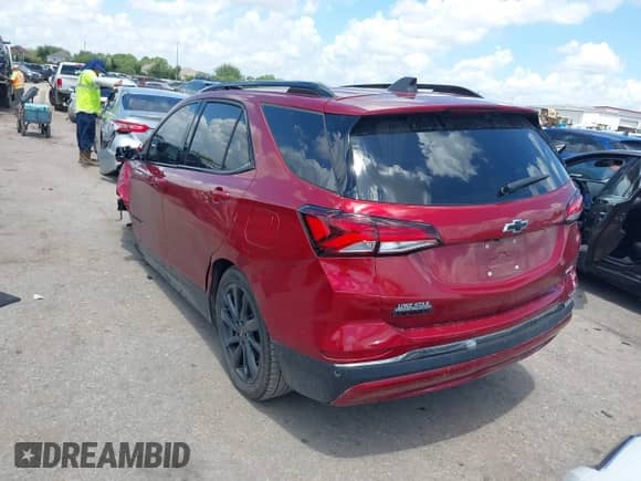 2023 Chevrolet Equinox RS with VIN 3GNAXMEG7PS178950, listed as a IAAI auction lot 42583597 with 41,000 mi miles and . Bid and sale history available at DreamBid. Image 3.
