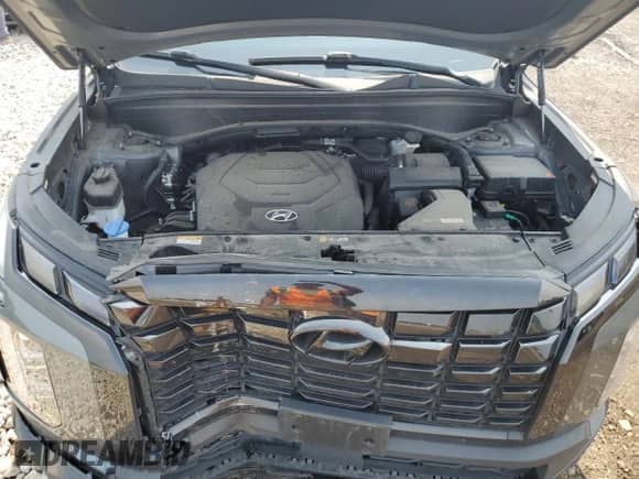 2024 Hyundai Palisade XRT with VIN KM8R3DGE4RU762353, listed as a Copart auction lot 68100635 with 36,950 mi miles and Salvage title. Bid and sale history available at DreamBid. Image 11.