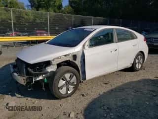 2017 Hyundai Ioniq Blue z VIN KMHC65LC2HU047173, wystawiony jako Copart lot #65170123 z przebiegiem 91 574 mil mil oraz . Historia ofert i sprzedaży dostępna na DreamBid. Obrazek 1.