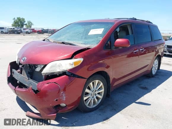 2011 Toyota Sienna XLE AAS with VIN 5TDYK3DC3BS084558, listed as a IAAI auction lot 42601750 with 196,314 mi miles and . Bid and sale history available at DreamBid. Image 2.