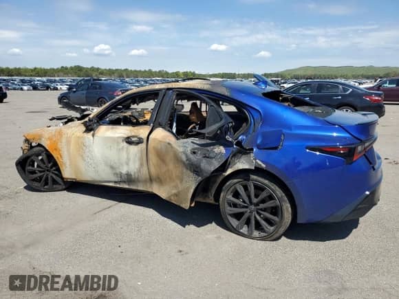 2024 Lexus IS 350 F Sport z VIN JTHBZ1E21R5037572, wystawiony jako Copart lot #56075055 z przebiegiem Nie podano mil oraz Szkoda całkowita • Salvage title. Historia ofert i sprzedaży dostępna na DreamBid. Obrazek 2.