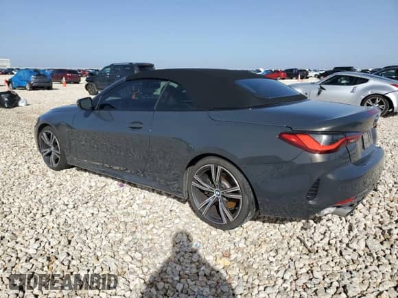 2023 BMW 4 Series 430i z VIN WBA23AT03PCL45532, wystawiony jako Copart lot #47592365 z przebiegiem 16 346 mil mil oraz Szkoda całkowita • Salvage title. Historia ofert i sprzedaży dostępna na DreamBid. Obrazek 2.