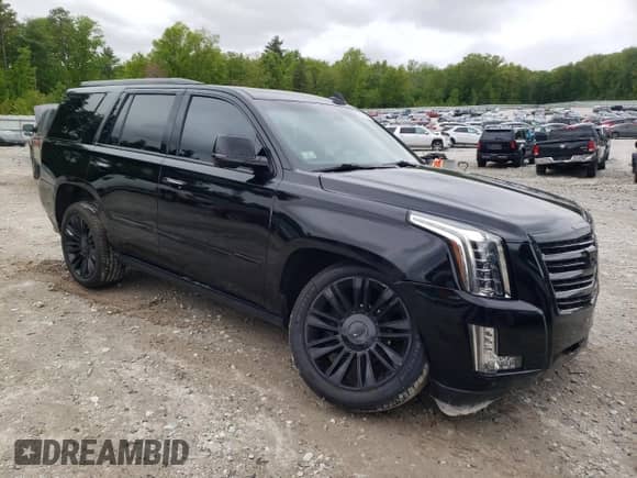 2015 Cadillac Escalade Platinum z VIN 1GYS4PKJ9FR641285, wystawiony jako Copart lot #58336925 z przebiegiem 91 365 mil mil oraz Czysty tytuł • Clean title. Historia ofert i sprzedaży dostępna na DreamBid. Obrazek 4.