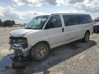 2011 Chevrolet Express Passenger 1LT с VIN 1GAZG1FG4B1120905, выставлен на аукционе Copart как лот 63797345 с пробегом 214 698 миль миль и Списание • Salvage title. История ставок и продаж доступна на DreamBid. Изображение 1.