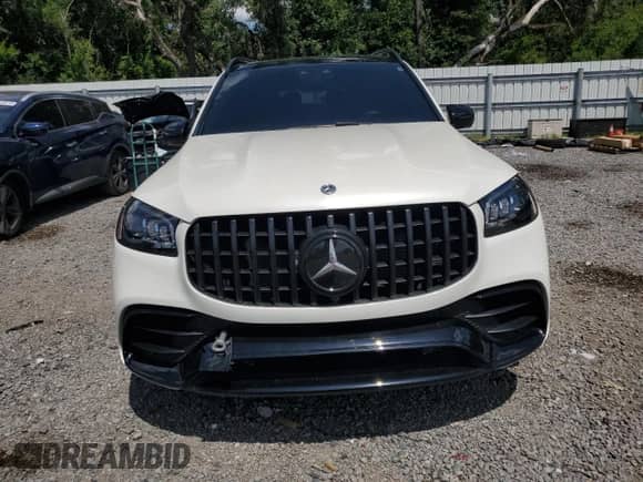 2021 Mercedes-Benz GLS 63 AMG with VIN 4JGFF8KE1MA360633, listed as a Copart auction lot 65601985 with 69,306 mi miles and Non repairable. Bid and sale history available at DreamBid. Image 5.