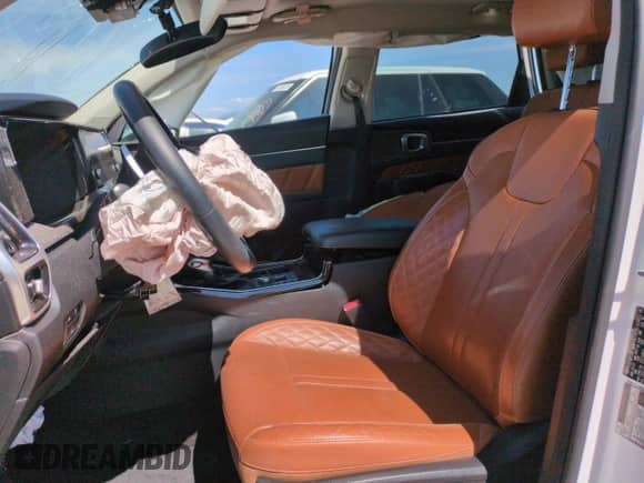 2021 Kia Sorento SX Prestige X-Line with VIN 5XYRKDLF2MG040900, listed as a Copart auction lot 59399485 with 51,681 mi miles and Salvage title. Bid and sale history available at DreamBid. Image 7.