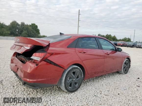 2023 Hyundai Elantra SEL with VIN KMHLM4AG4PU576564, listed as a Copart auction lot 72036045 with 41,779 mi miles and Salvage title. Bid and sale history available at DreamBid. Image 3.