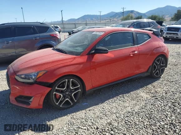 2021 Hyundai Veloster с VIN KMHT36AHXMU008774, выставлен на аукционе Copart как лот 68029645 с пробегом 55 391 миль миль и Списание • Salvage title. История ставок и продаж доступна на DreamBid. Изображение 1.