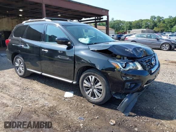 2019 Nissan Pathfinder SL with VIN 5N1DR2MM4KC597313, listed as a IAAI auction lot 42913860 with 238,474 mi miles and . Bid and sale history available at DreamBid. Image 1.